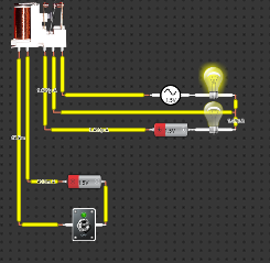 Relay is Multi functioned. - Online Circuit Simulator | DCACLab