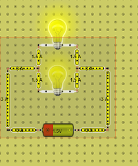 Paral.lel 2 bombetes - Online Circuit Simulator | DCACLab